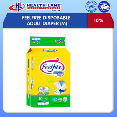 FEELFREE DISPOSABLE ADULT DIAPER (10'S) (M)
